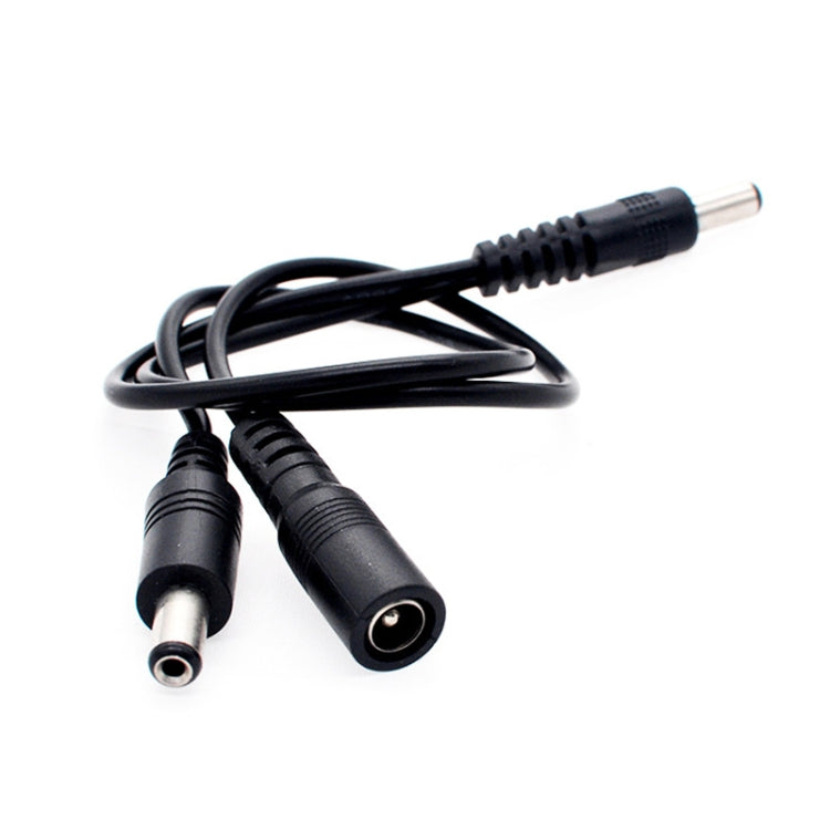 DC Male To DC Male + DC Female Power Connection Cable, Length: 0.3m DC Male To DC Male + DC Female Power Connection Cable, Length: 0.3m